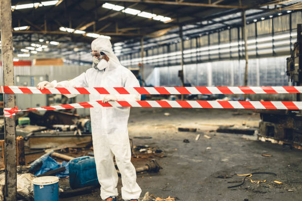Professional Odor Removal technician working in Gainesville, TX